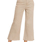 Raw Hem Wide Leg Jeans