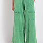 Green Wide Leg Pants