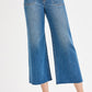 High Rise Crop Button Up Jeans