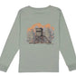 Boys Mossy Oak Deer Stand Sage Long Sleeve Tee