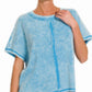 Acid Wash Seam Top