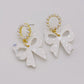 Pearl Bow Earrings