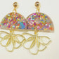 Confetti Flower Earrings