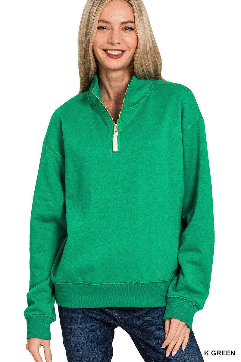 Quarter Zip Fleece Pullover