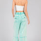 MINERAL WASHED TERRY KNIT PANTS