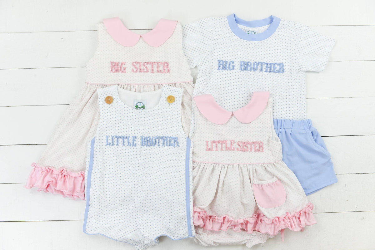 French Knot Big Brother Short Set