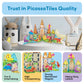 PicassoTiles 38pc Dinosaur Theme Magnetic Tile Building Set