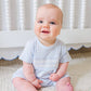 Baby Boy`s Smocked Argyle Shortall