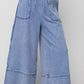 Denim Wide Leg Pant