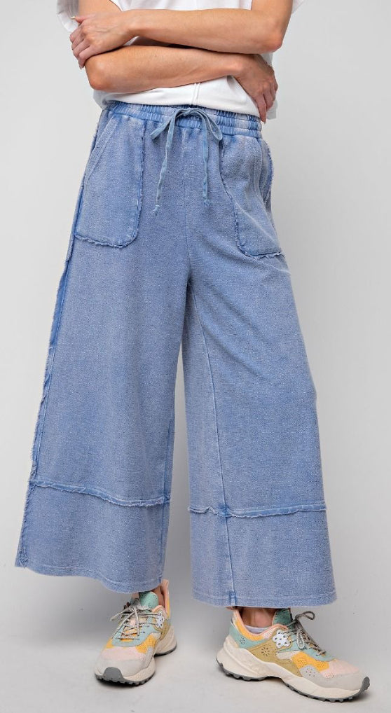 Denim Wide Leg Pant