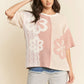 PLUS CASUAL PULLOVER SHORT SLEEVE KNIT TOP