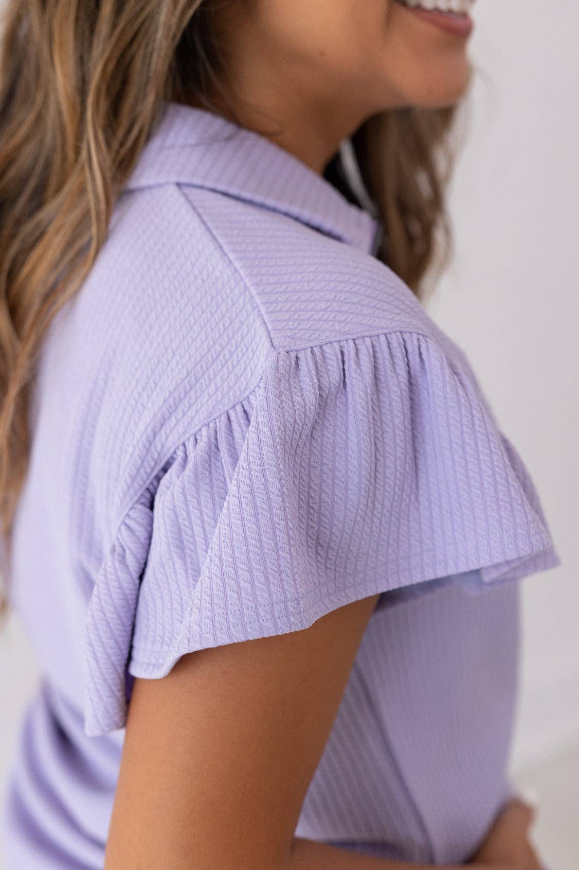 Lilac Flutter Sleeve Set