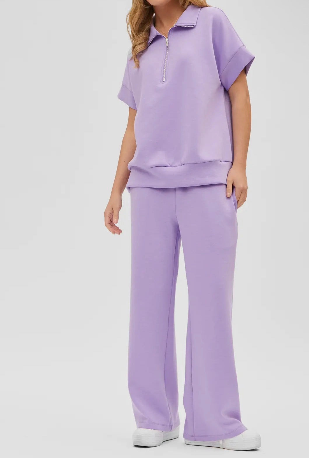 Dear Scarlett Quarter Zip Pants Sets