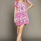 Abstract Print Dress