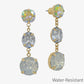 Triple Drop Crystal Earrings