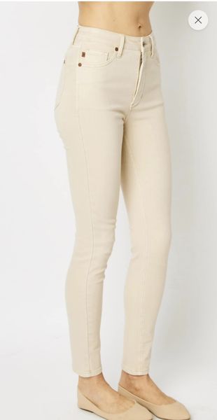 Neutral Tummy Control Skinny Jeans