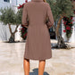 Collared Shirt Dress w/ Pockets