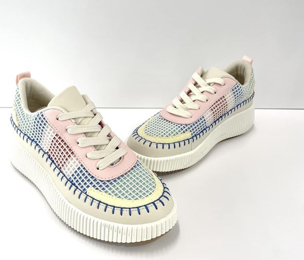 Pink Multi Knit Sneaker
