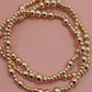 Gold Bracelet Set