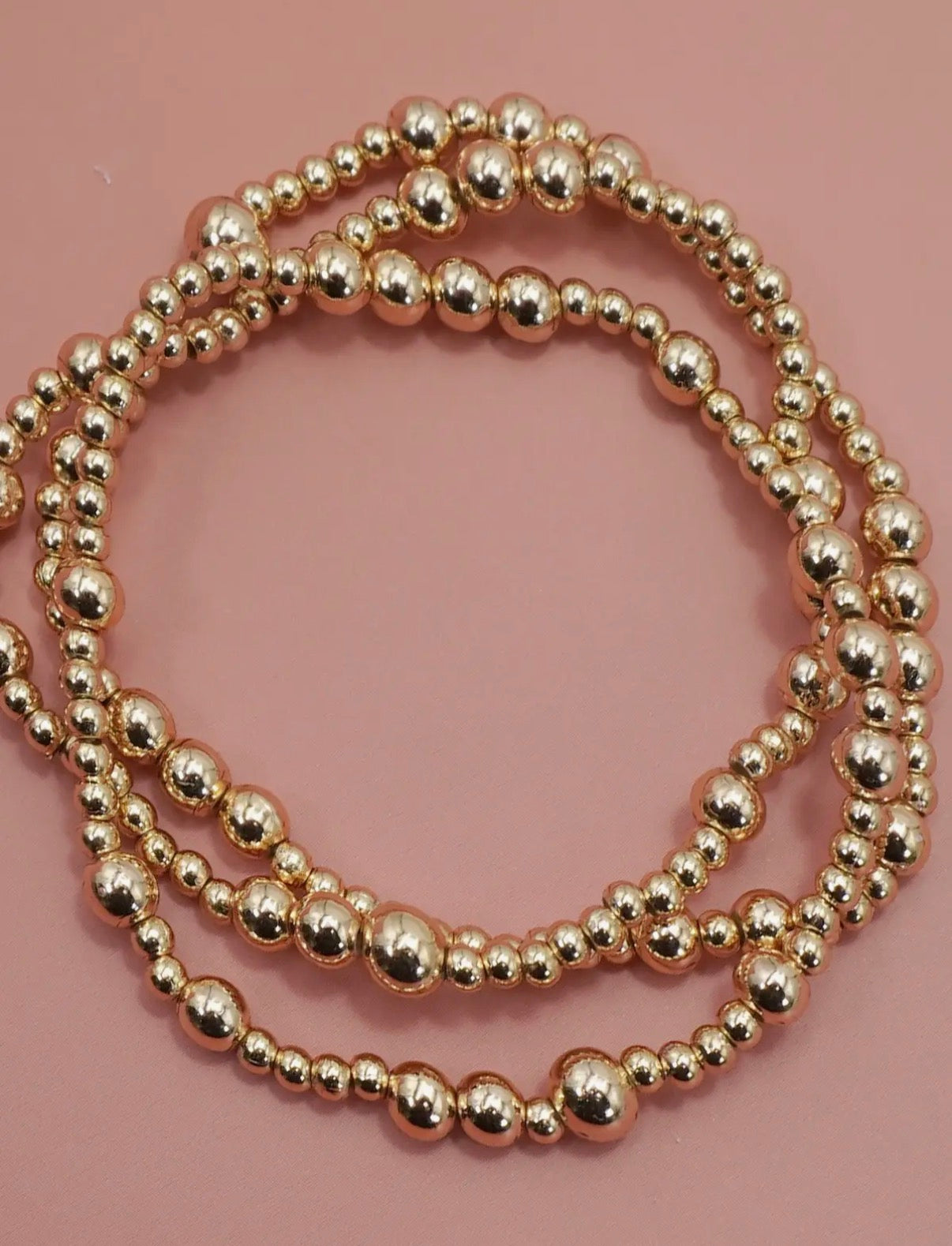 Gold Bracelet Set