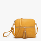 Tara Double Zip Crossbody Bag/Wristlet for Women