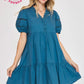 Patter Sleeve Dress