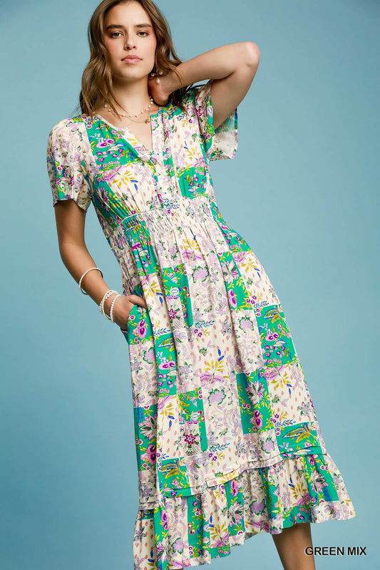 Floral Midi Dress
