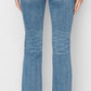 High Rise Distressed Ankle Straight Jeans