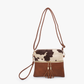 Tara Double Zip Crossbody Bag/Wristlet for Women