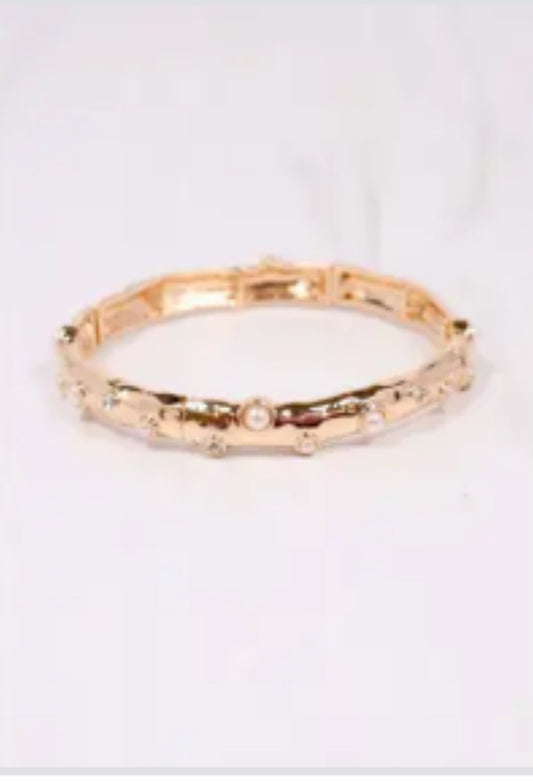 Pearl Gold Bracelet