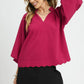 Ric Rac Long Sleeve Top
