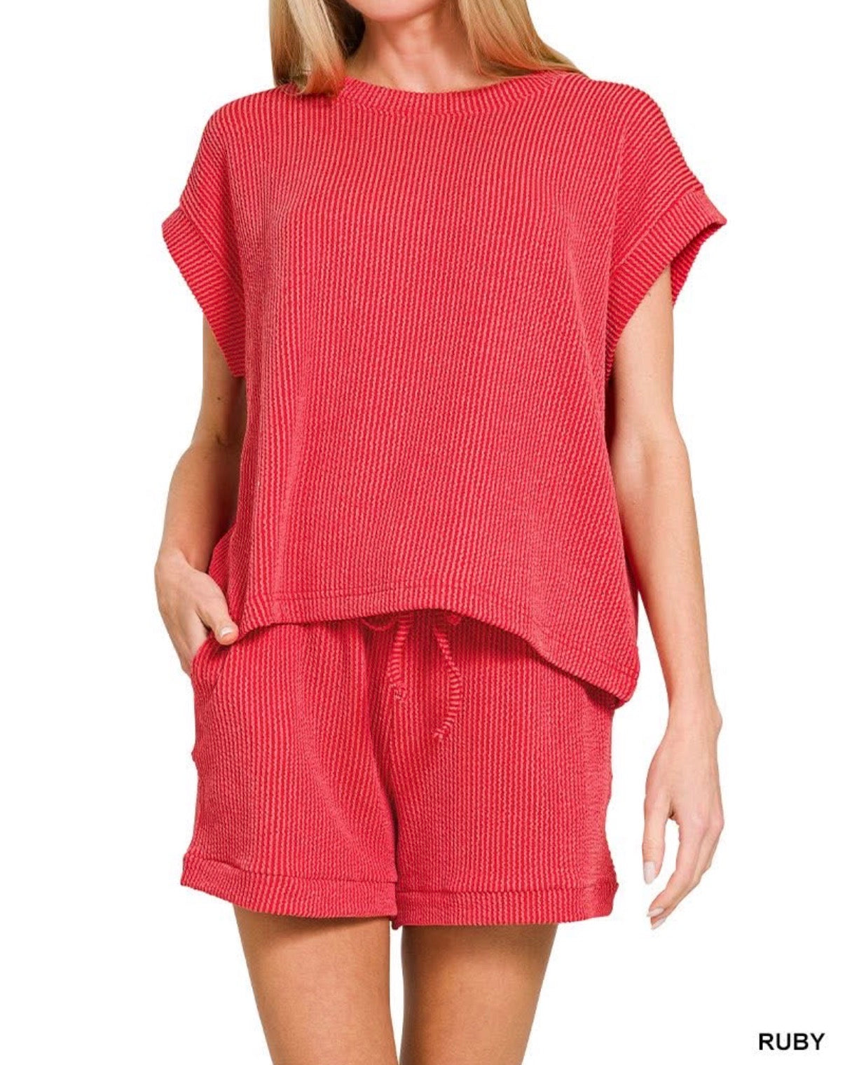 Ribbed Summer Set