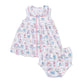 Julep's Floral Patchwork - Jill Dress Sleeveless with Bloomer