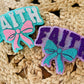 Faith with Bow Car Freshie 
