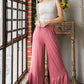 SOLID CASUAL PANTS