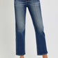 Dark High Rise Cropped Jeans
