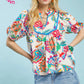 Cream Boho Printed Top