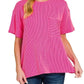 Ribbed Pocket Top