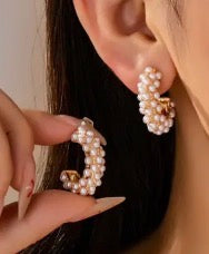 Pearl Hoops