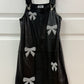 Black Bow Overalls