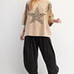 Leopard Star Top