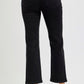 Black High Rise Cropped Jeans