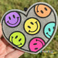 Smiley Face Heart Freshie