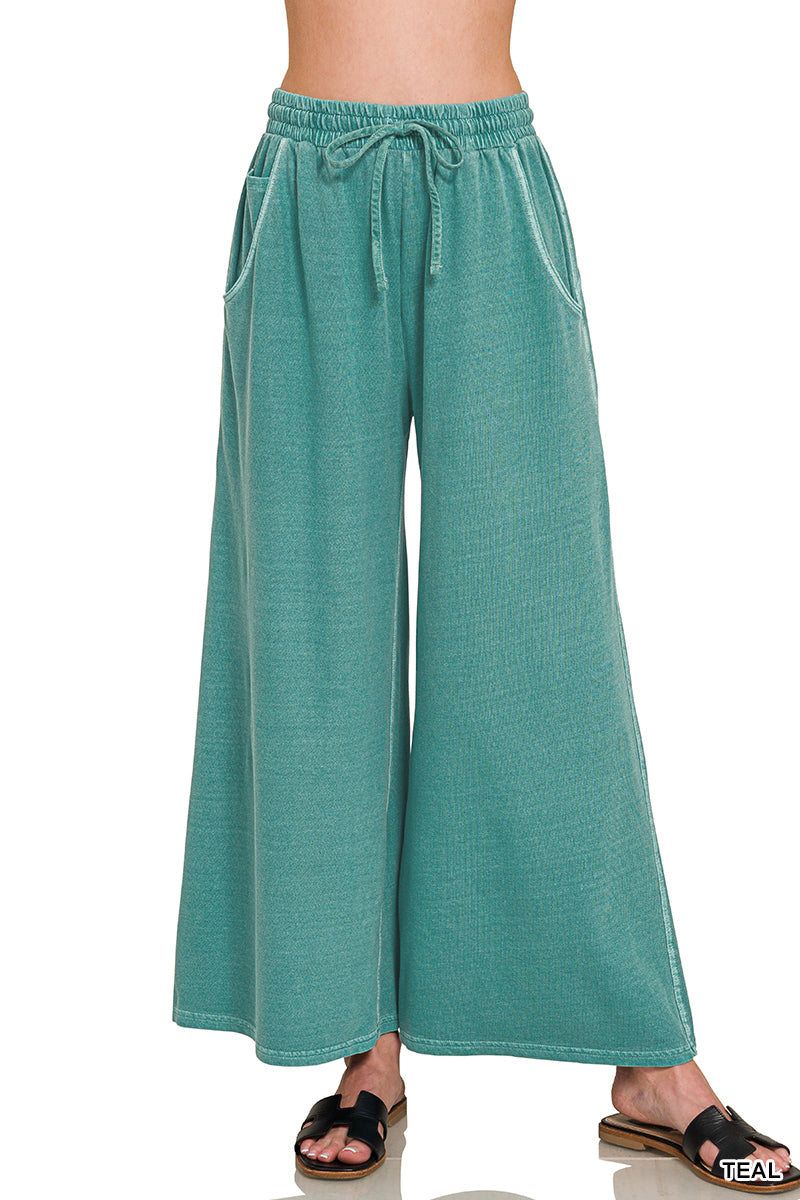 French Terry Washed Pants