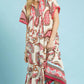 Mix Paisley Print Dress