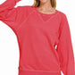 Solid Pocket Sweatshirt