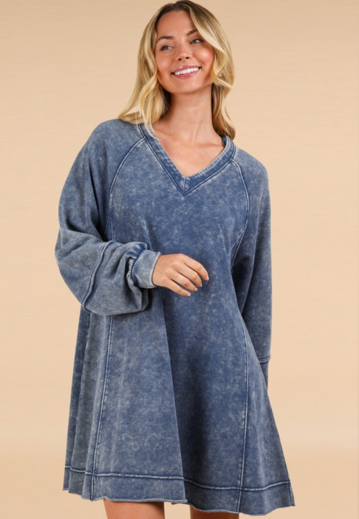 Long Sleeve Denim Dress