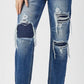 Dark Wash Distressed Jeans