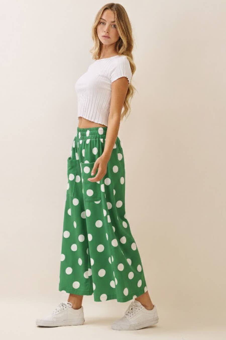 Polka Dot Pull-on Pants