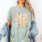 The Joy of the Lord is my Strength Floral Comfort Colors Tee